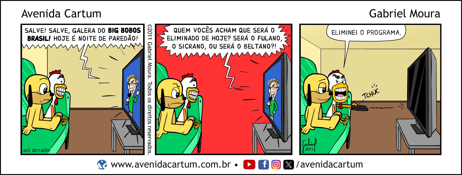 Paredão no Big Bobos Brasil: Histórias em Quadrinhos Infantis - Avenida Cartum