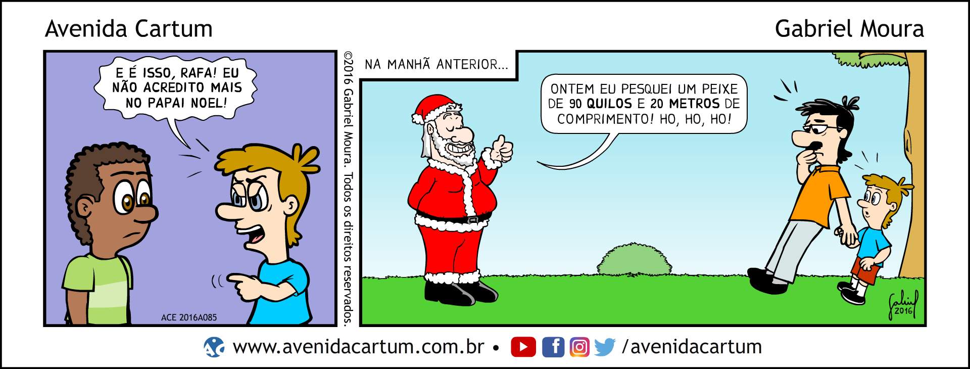 Quem Acredita em Papai Noel?: Histórias em Quadrinhos Infantis - Avenida Cartum